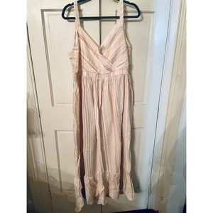 NWT LOFT Beach XXL Striped Maxi Dress